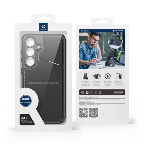 Etui Dux Ducis Rafi ll Mag do Samsung Galaxy S24+ - czarne Etui Dux Ducis Rafi ll Mag do Samsung Galaxy S24+ - czarne