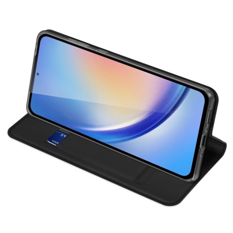 Etui Dux Ducis Skin Pro do Samsung A35 5G z klapką - czarne Etui Dux Ducis Skin Pro do Samsung A35 5G z klapką - czarne