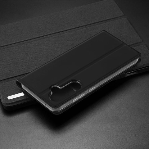 Etui Dux Ducis Skin Pro do Samsung A35 5G z klapką - czarne Etui Dux Ducis Skin Pro do Samsung A35 5G z klapką - czarne