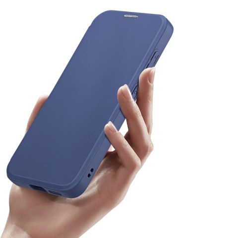 Etui Dux Ducis Skin X Pro na Samsung Galaxy S24+ z MagSafe, klapką i podstawką - niebieskie