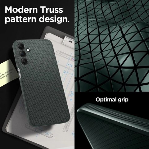 Etui Spigen Liquid Air na Samsung Galaxy A15 4G / 5G - ciemnozielone Etui Spigen Liquid Air na Samsung Galaxy A15 4G / 5G - ciemnozielone