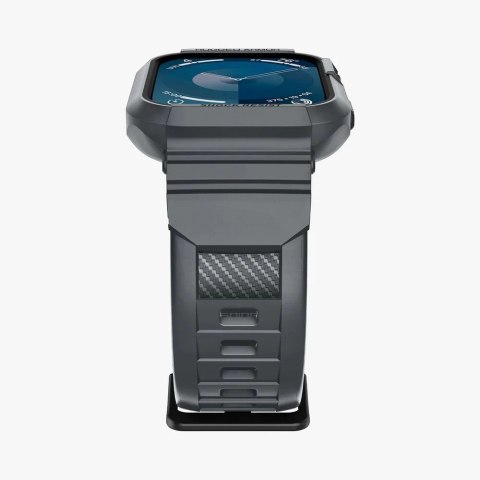 Etui Spigen Rugged Armor Pro na Apple Watch 4 / 5 / 6 / 7 / 8 / 9 / SE (44 / 45 mm) - ciemnoszare Etui Spigen Rugged Armor Pro na Apple Watch 4 / 5 / 6 / 7 / 8 / 9 / SE (44 / 45 mm) - ciemnoszare