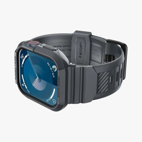 Etui Spigen Rugged Armor Pro na Apple Watch 4 / 5 / 6 / 7 / 8 / 9 / SE (44 / 45 mm) - ciemnoszare Etui Spigen Rugged Armor Pro na Apple Watch 4 / 5 / 6 / 7 / 8 / 9 / SE (44 / 45 mm) - ciemnoszare