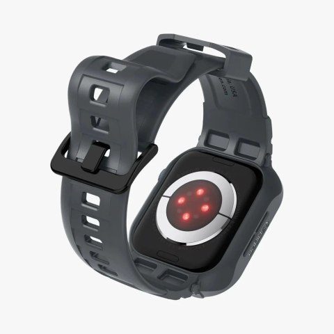 Etui Spigen Rugged Armor Pro na Apple Watch 4 / 5 / 6 / 7 / 8 / 9 / SE (44 / 45 mm) - ciemnoszare Etui Spigen Rugged Armor Pro na Apple Watch 4 / 5 / 6 / 7 / 8 / 9 / SE (44 / 45 mm) - ciemnoszare