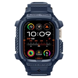 Etui Spigen Rugged Armor Pro na Apple Watch Ultra 1 / 2 (49 mm) - granatowe