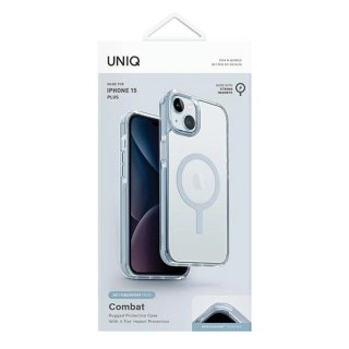 Etui UNIQ Combat Magclick Charging na iPhone 15 Plus / 14 Plus - jasnoniebieskie