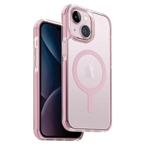 Etui UNIQ Combat Magclick Charging na iPhone 15 Plus / 14 Plus - różowe Etui UNIQ Combat Magclick Charging na iPhone 15 Plus / 14 Plus - różowe