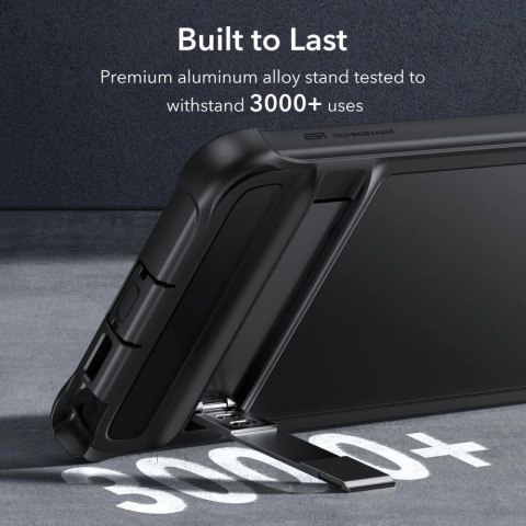 Etui ESR Armor Kickstand na Samsung Galaxy S24 Ultra - przezroczysto-czarne