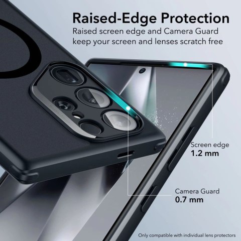 Etui ESR Classic Hybrid Halolock na Samsung Galaxy S24 Ultra - matowo-czarne