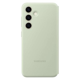 Etui Samsung Smart View Wallet EF-ZS921CGEGWW z klapką do Samsung Galaxy S24 - jasnozielone