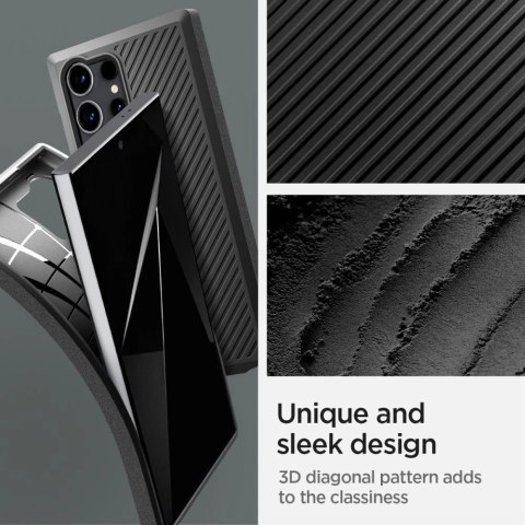 Etui Spigen Core Armor na Samsung Galaxy S24 Ultra - czarny mat Etui Spigen Core Armor na Samsung Galaxy S24 Ultra - czarny mat
