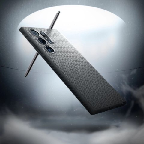 Etui Spigen Liquid Air na Samsung Galaxy S24 Ultra - szare Etui Spigen Liquid Air na Samsung Galaxy S24 Ultra - szare