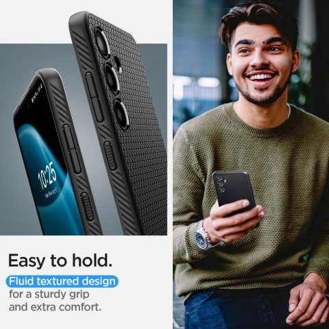 Etui Spigen Liquid Air na Samsung Galaxy S24 - czarny mat Etui Spigen Liquid Air na Samsung Galaxy S24 - czarny mat