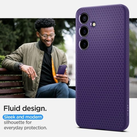 Etui Spigen Liquid Air na Samsung Galaxy S24 - fioletowe Etui Spigen Liquid Air na Samsung Galaxy S24 - fioletowe