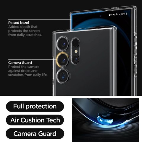 Etui Spigen Liquid Crystal na Samsung Galaxy S24 Ultra - przezroczyste Etui Spigen Liquid Crystal na Samsung Galaxy S24 Ultra - przezroczyste