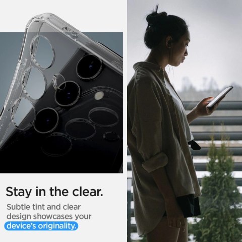 Etui Spigen Liquid Crystal na Samsung Galaxy S24 - przezroczyste-szare Etui Spigen Liquid Crystal na Samsung Galaxy S24 - przezroczyste-szare