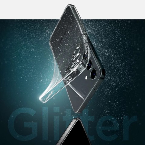 Etui Spigen Liquid Crystal na Samsung Galaxy S24 - przezroczysto-brokatowe Etui Spigen Liquid Crystal na Samsung Galaxy S24 - przezroczysto-brokatowe
