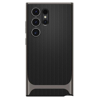 Etui Spigen Neo Hybrid na Samsung Galaxy S24 Ultra - metaliczny szary