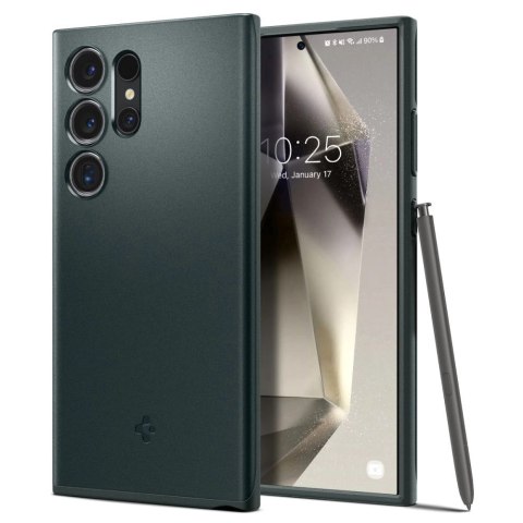 Etui Spigen Thin Fit na Samsung Galaxy S24 Ultra - ciemnozielone