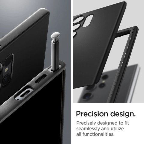 Etui Spigen Thin Fit na Samsung Galaxy S24 Ultra - czarne Etui Spigen Thin Fit na Samsung Galaxy S24 Ultra - czarne