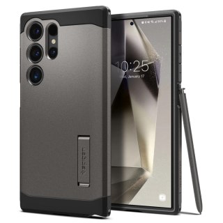 Etui Spigen Tough Armor na Samsung Galaxy S24 Ultra - metaliczny szary