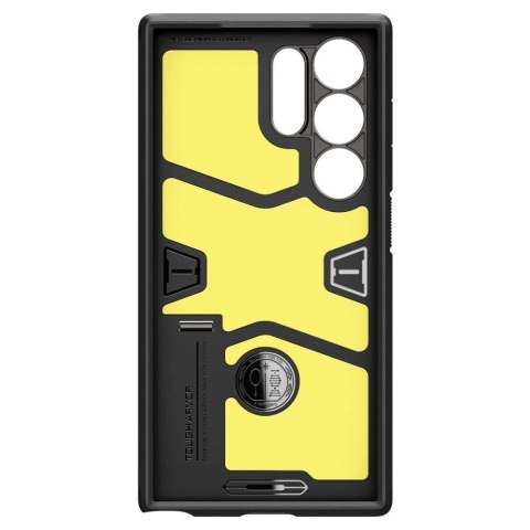 Etui Spigen Tough Armor na Samsung Galaxy S24 Ultra - metaliczny szary