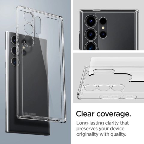 Etui Spigen Ultra Hybrid na Samsung Galaxy S24 Ultra - przezroczyste