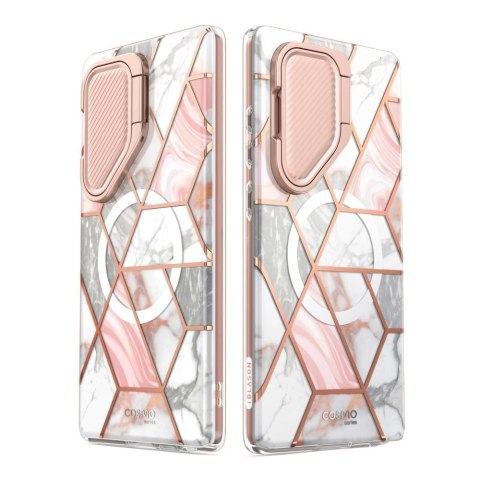 Etui Supcase Cosmo Mag z MagSafe na Samsung Galaxy S24 Ultra - różowy marmur Etui Supcase Cosmo Mag z MagSafe na Samsung Galaxy S24 Ultra - różowy marmur