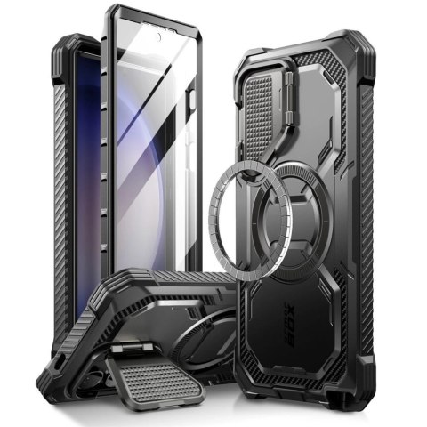 Etui Supcase IBLSN Armorbox Mag z MagSafe na Samsung Galaxy S24 Ultra - czarne Etui Supcase IBLSN Armorbox Mag z MagSafe na Samsung Galaxy S24 Ultra - czarne