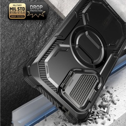 Etui Supcase IBLSN Armorbox Mag z MagSafe na Samsung Galaxy S24 Ultra - czarne Etui Supcase IBLSN Armorbox Mag z MagSafe na Samsung Galaxy S24 Ultra - czarne