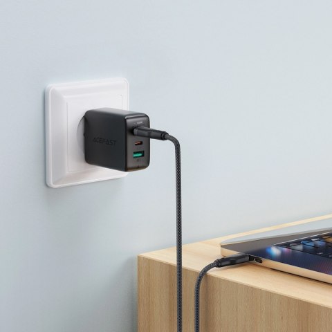 Kabel Acefast C8-03 USB-C / USB-C 60W 3A - czarny Kabel Acefast C8-03 USB-C / USB-C 60W 3A - czarny