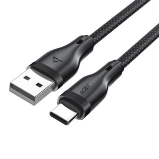 Kabel Acefast C8-04 USB-A / USB-C 3A 1.2m - czarny