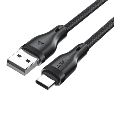 Kabel Acefast C8-04 USB-A / USB-C 3A 1.2m - czarny Kabel Acefast C8-04 USB-A / USB-C 3A 1.2m - czarny
