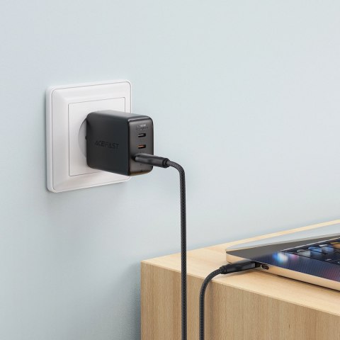Kabel Acefast C8-04 USB-A / USB-C 3A 1.2m - czarny Kabel Acefast C8-04 USB-A / USB-C 3A 1.2m - czarny