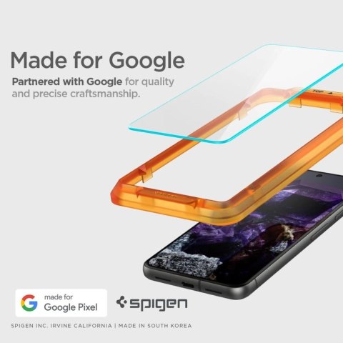 Szkło hartowane Spigen ALM Glas.tR na Google Pixel 8 - 2 szt. Szkło hartowane Spigen ALM Glas.tR na Google Pixel 8 - 2 szt.