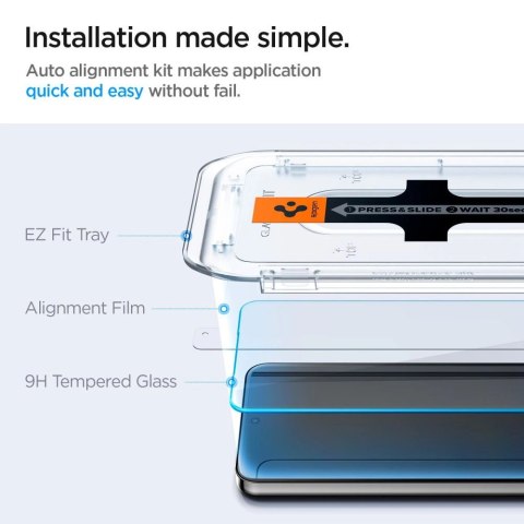Szkło hartowane Spigen Glas.tR EZ Fit na Samsung Galaxy S24+ - 2 szt. Szkło hartowane Spigen Glas.tR EZ Fit na Samsung Galaxy S24+ - 2 szt.
