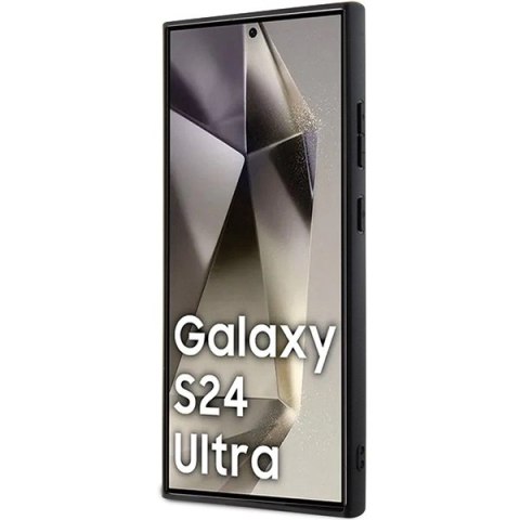 Etui BMW Leather Carbon na Samsung Galaxy S24 Ultra - czarne Etui BMW Leather Carbon na Samsung Galaxy S24 Ultra - czarne