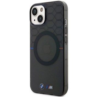 Etui BMW Pattern MagSafe na iPhone 13 / 14 / 15 - szare