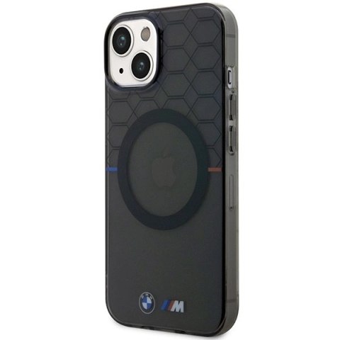Etui BMW Pattern MagSafe na iPhone 13 / 14 / 15 - szare Etui BMW Pattern MagSafe na iPhone 13 / 14 / 15 - szare