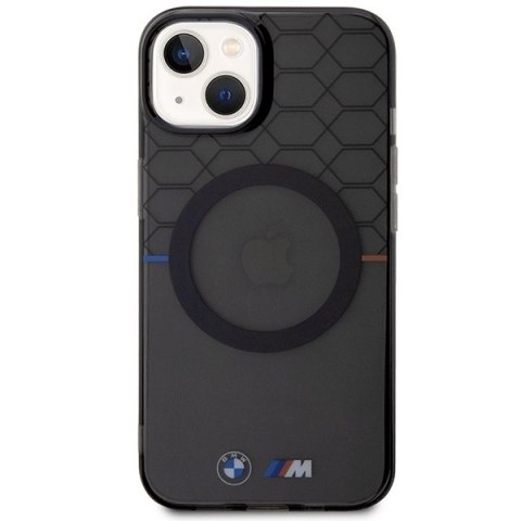 Etui BMW Pattern MagSafe na iPhone 13 / 14 / 15 - szare Etui BMW Pattern MagSafe na iPhone 13 / 14 / 15 - szare