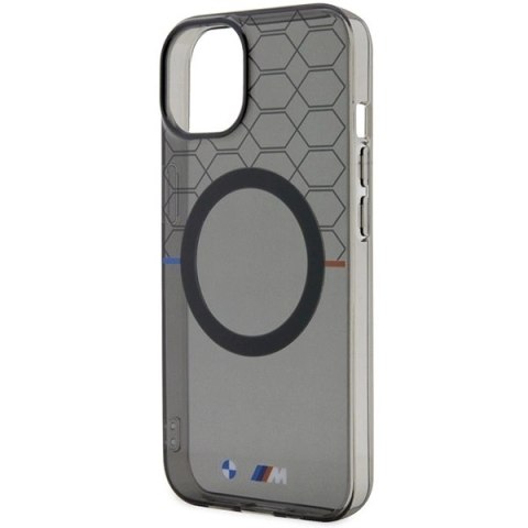Etui BMW Pattern MagSafe na iPhone 13 / 14 / 15 - szare Etui BMW Pattern MagSafe na iPhone 13 / 14 / 15 - szare