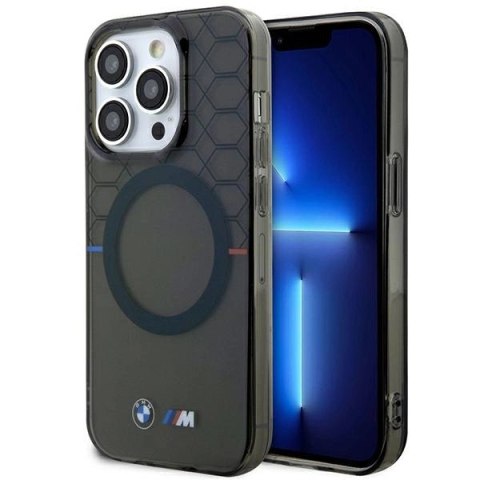 Etui BMW Pattern MagSafe na iPhone 13 Pro / 13 - szare Etui BMW Pattern MagSafe na iPhone 13 Pro / 13 - szare