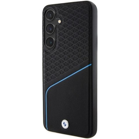 Etui BMW Signature Leather Textured & Line MagSafe na Samsung Galaxy S24+ - czarne Etui BMW Signature Leather Textured & Line MagSafe na Samsung Galaxy S24+ - czarne