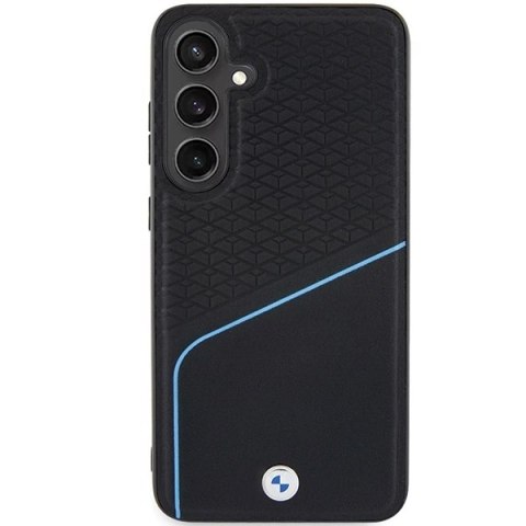 Etui BMW Signature Leather Textured & Line MagSafe na Samsung Galaxy S24+ - czarne Etui BMW Signature Leather Textured & Line MagSafe na Samsung Galaxy S24+ - czarne