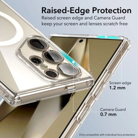 Etui ESR Classic Hybrid Halolock z MagSafe na Samsung Galaxy S24 Ultra - przezroczyste Etui ESR Classic Hybrid Halolock z MagSafe na Samsung Galaxy S24 Ultra - przezroczyste