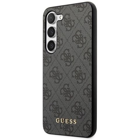 Etui Guess 4G Metal Gold Logo na Samsung Galaxy S24+ - czarne