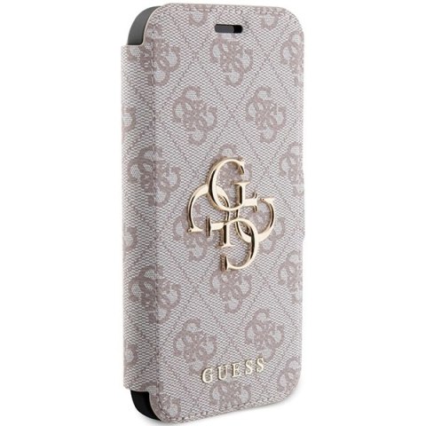 Etui Guess 4G Metal Logo na iPhone 15 Pro Max - różowe