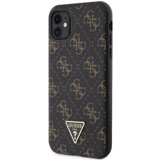 Etui Guess 4G Triangle Metal Logo na iPhone 11 / XR - czarne