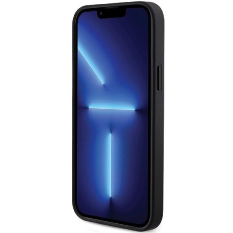 Etui Guess 4G Triangle Metal Logo na iPhone 13 Pro Max - czarne
