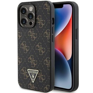 Etui Guess 4G Triangle Metal Logo na iPhone 13 Pro / iPhone 13 - czarne